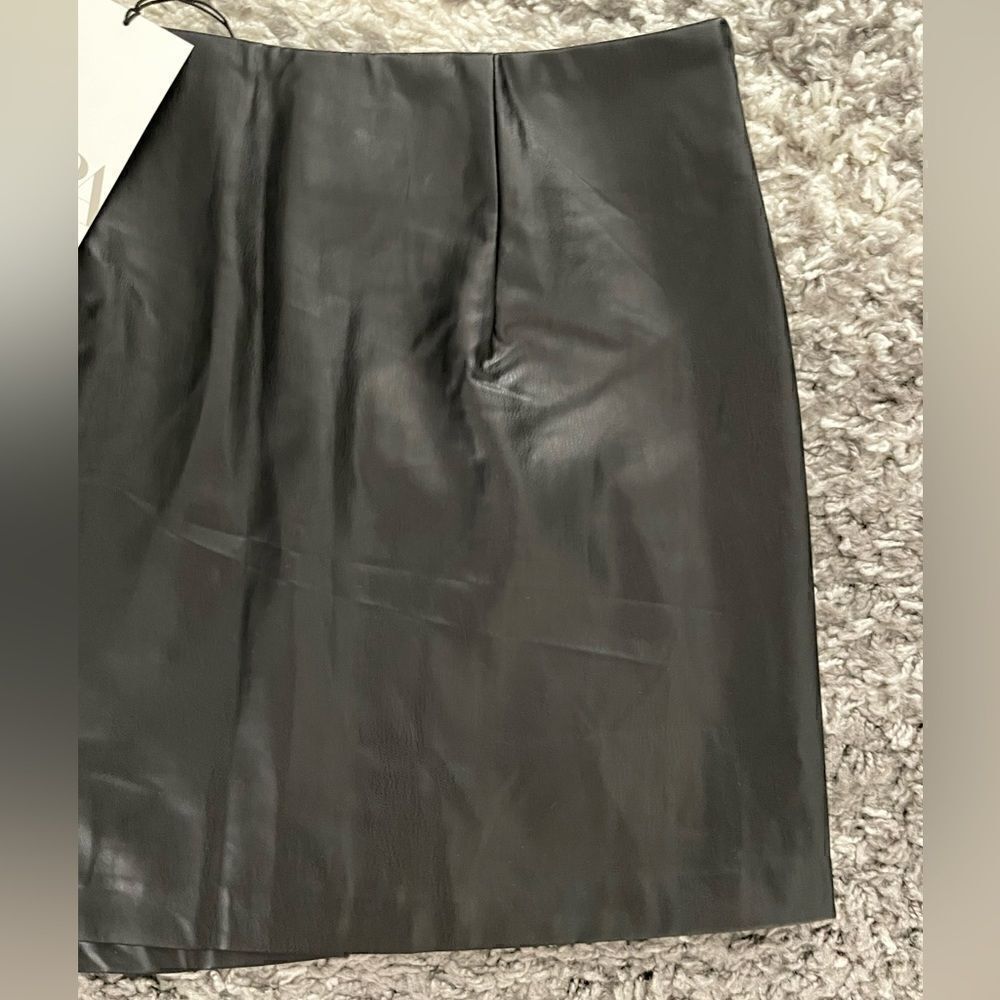 NWT Zara Faux Leather Mini Skirt - Picture 6 of 8